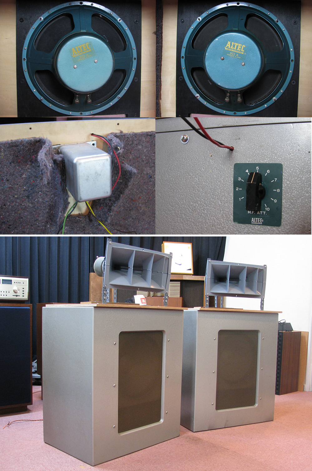 ALTEC 612銀箱タイプシステム ALTEC 612銀箱タイプシステム